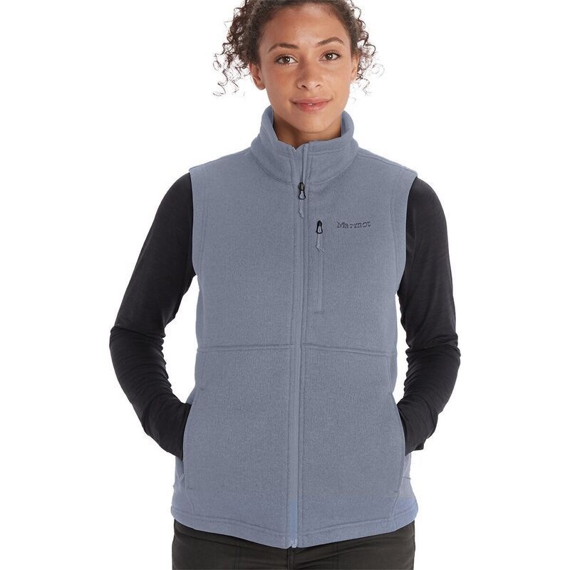 マーモット レディース トップス ベスト Marmot Drop Line Vest Womensteel Onyx