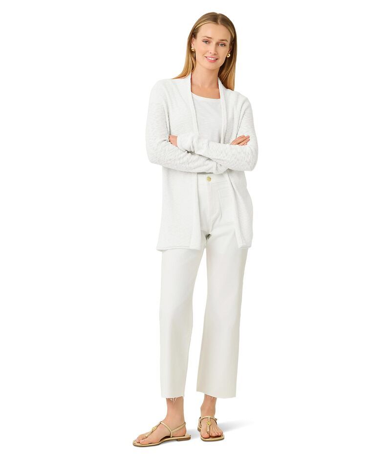 リリーピュリッツァー レディース アウター ニット・セーター Lilly Pulitzer Faretta Long Length Cardi Resort White ホワイト リリーピュリッツァー レディース アウター ニット・セーター Lilly Pulitzer Faretta Long Length Cardi Resort White ホワイト