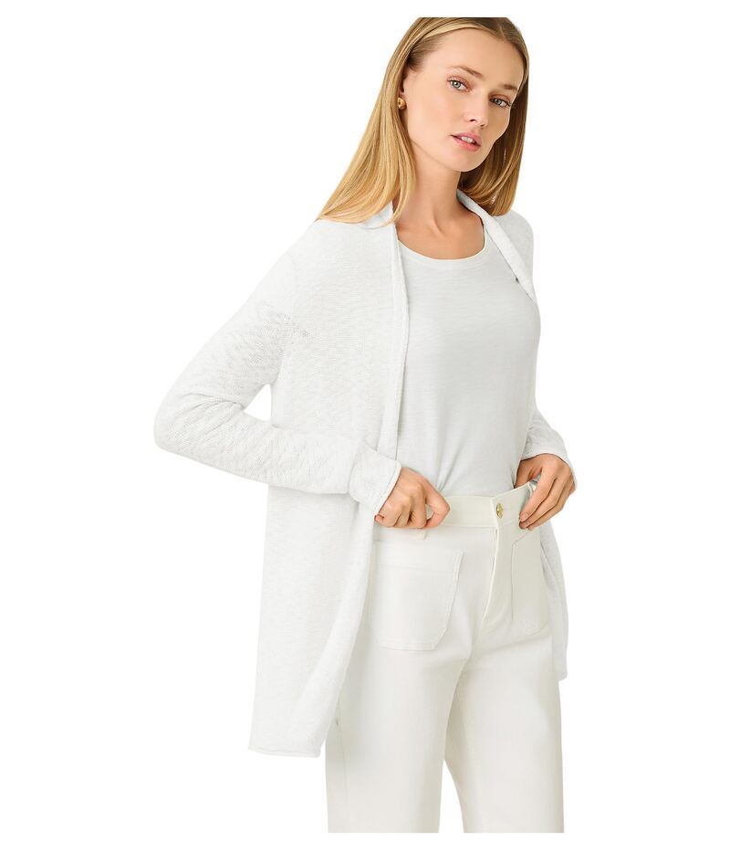 リリーピュリッツァー レディース アウター ニット・セーター Lilly Pulitzer Faretta Long Length Cardi Resort White ホワイト リリーピュリッツァー レディース アウター ニット・セーター Lilly Pulitzer Faretta Long Length Cardi Resort White ホワイト