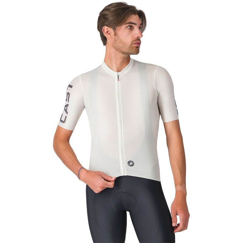 カステリ メンズ トップス Tシャツ ジャージー Castelli Entratapex Jersey Mens IvorySmoky Gray アイボリー