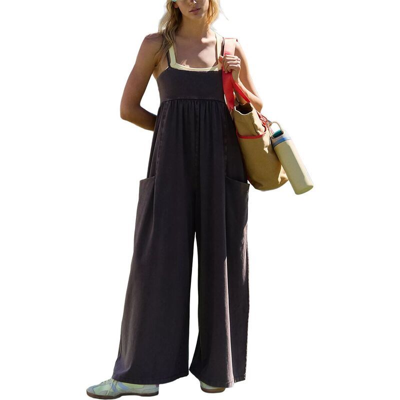 フリーピープル レディース ボトムスカート ジャンプスーツ FP Movement Hot Shot Strappy Jumpsuit 2 Womens Chocolate チョコレート