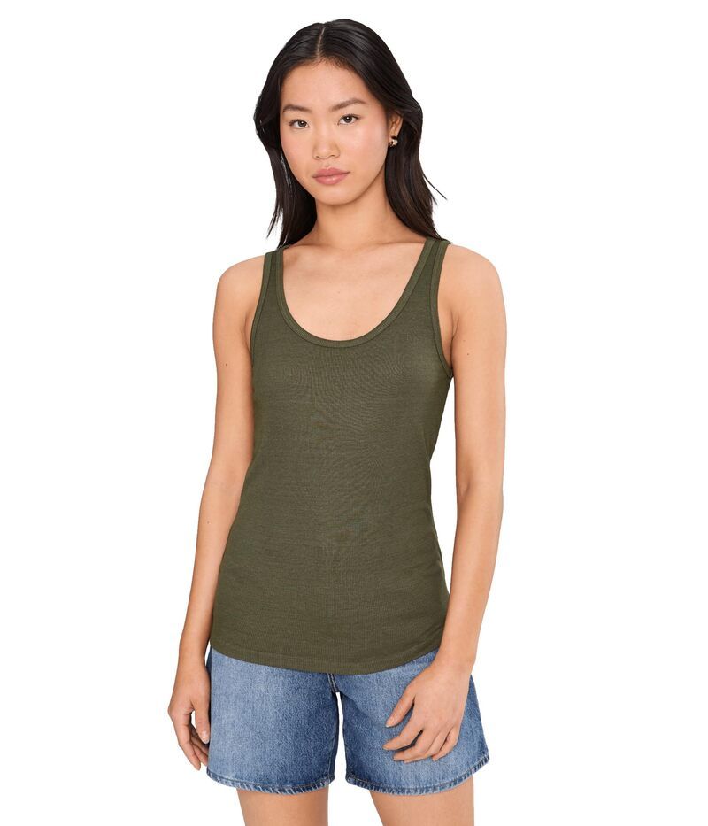 マイケルスターズ レディース トップス シャツ Michael Stars Breken Boyfriend Tank Caper