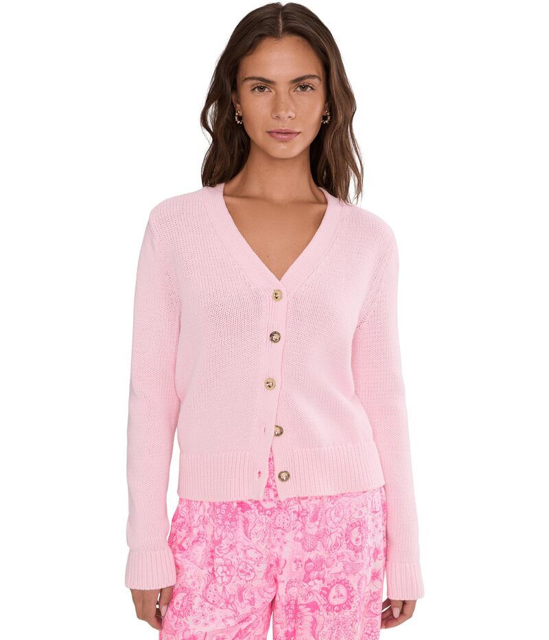 リリーピュリッツァー レディース アウター ニット・セーター カーディガン Lilly Pulitzer Tippery Cardigan Pink Muse ピンク