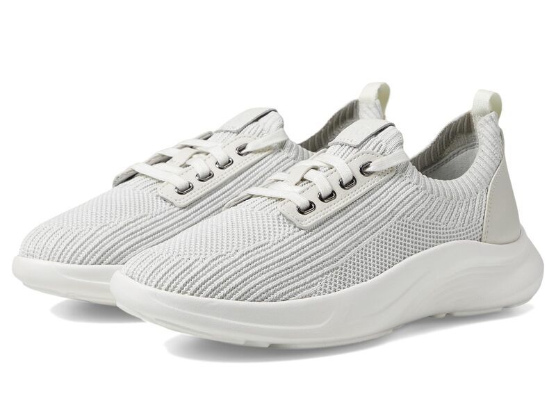 ジョンストンアンドマーフィー レディース シューズ スニーカー キャップ ケープ レース ニット Johnston Murphy Escape Knit LaceUp White ホワイト
