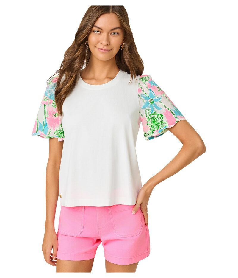 リリーピュリッツァー レディース トップス シャツ ニット Lilly Pulitzer Brittan Knitop Resort White Vi ホワイト
