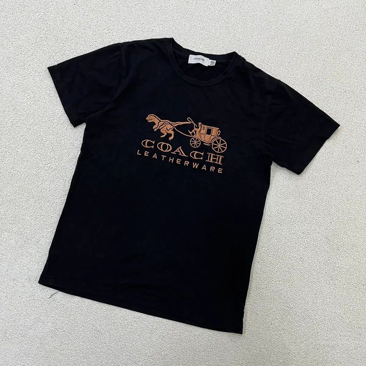 S COACH レディース ビックロゴ 半袖Tシャツ 0527M