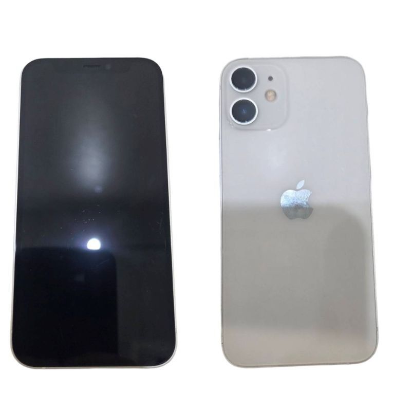 SIMフリー Apple iPhone 12 mini 128GB MGDM3J/A au ○判定 ホワイト スマートフォン スマホ バッテリー最大容量74% 【中古/現状品】 22605K429