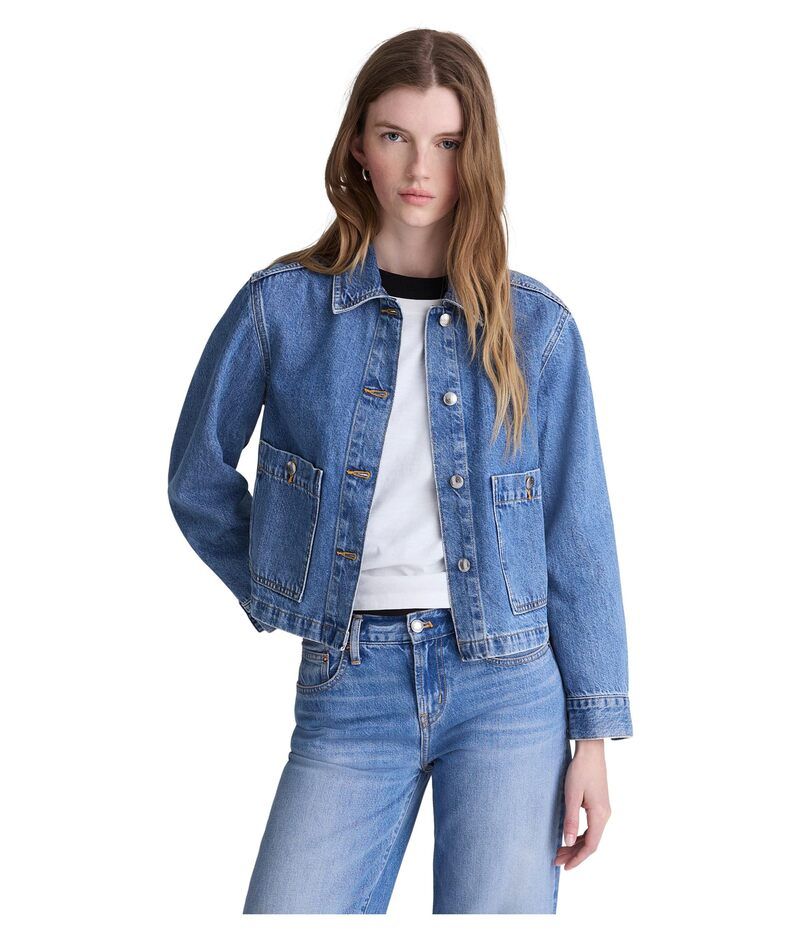 メイドウェル レディース アウター コート デニム ジャケット Madewell Denim Chore Jacket Midvale Wash デニム