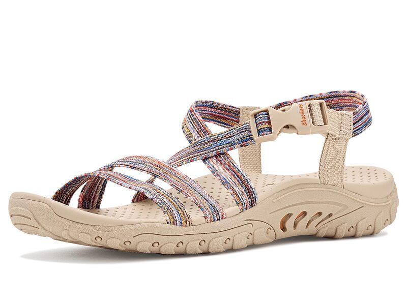 スケッチャーズ レディース シューズ サンダル SKECHERS Reggae Tropical Trail TaupeMulti トープ