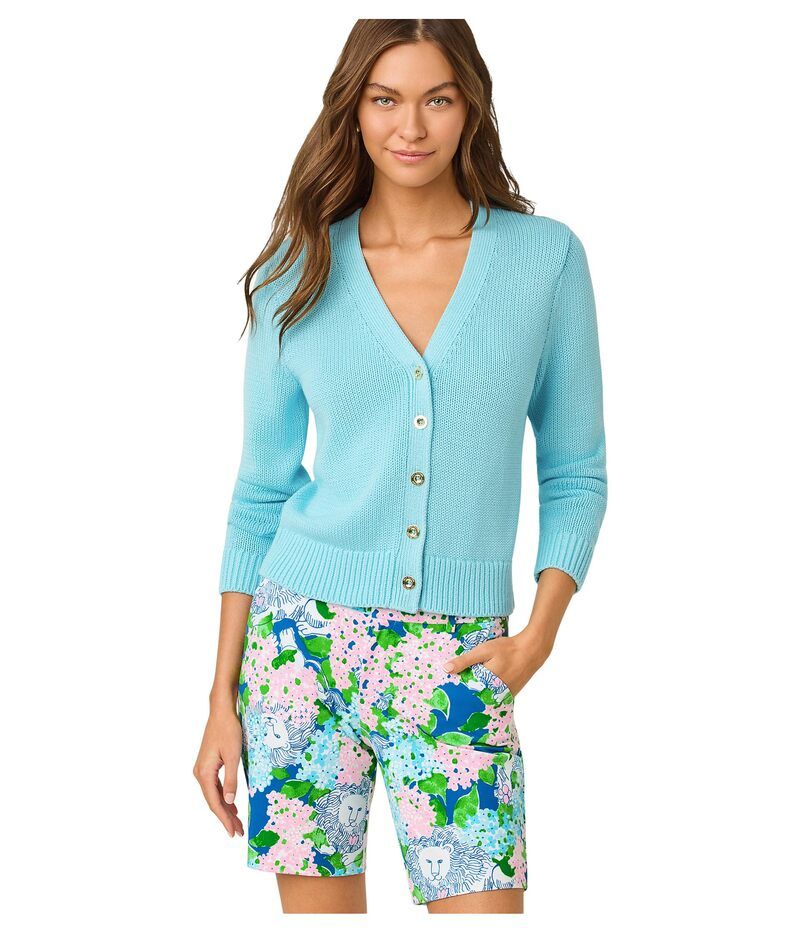 リリーピュリッツァー レディース アウター ニット・セーター カーディガン Lilly Pulitzer Tippery Cardigan Daydream Blue ブルー