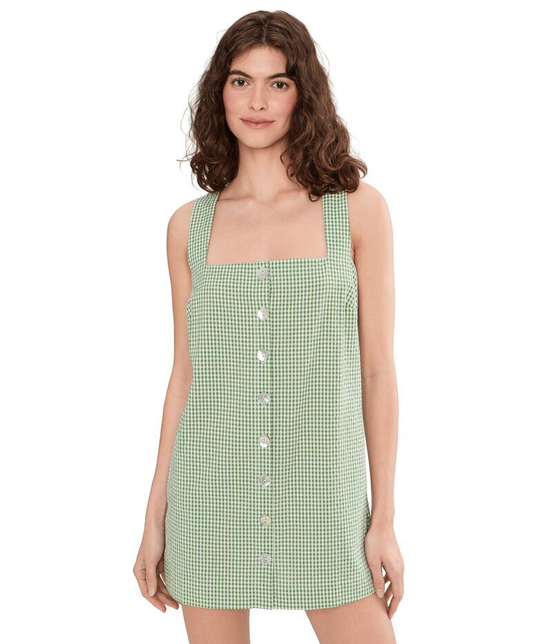 ウミーユアムーム レディース トップス ワンピース ミニ Show Me Your Mumu Everly Mini Dress Field Green Gin グリーン 26,520円