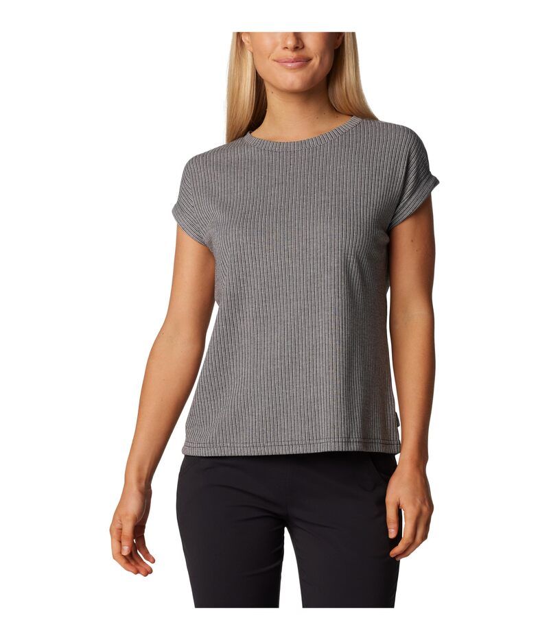 コロンビア レディース トップス シャツ Columbia Crystal Pine Tee Black ブラック