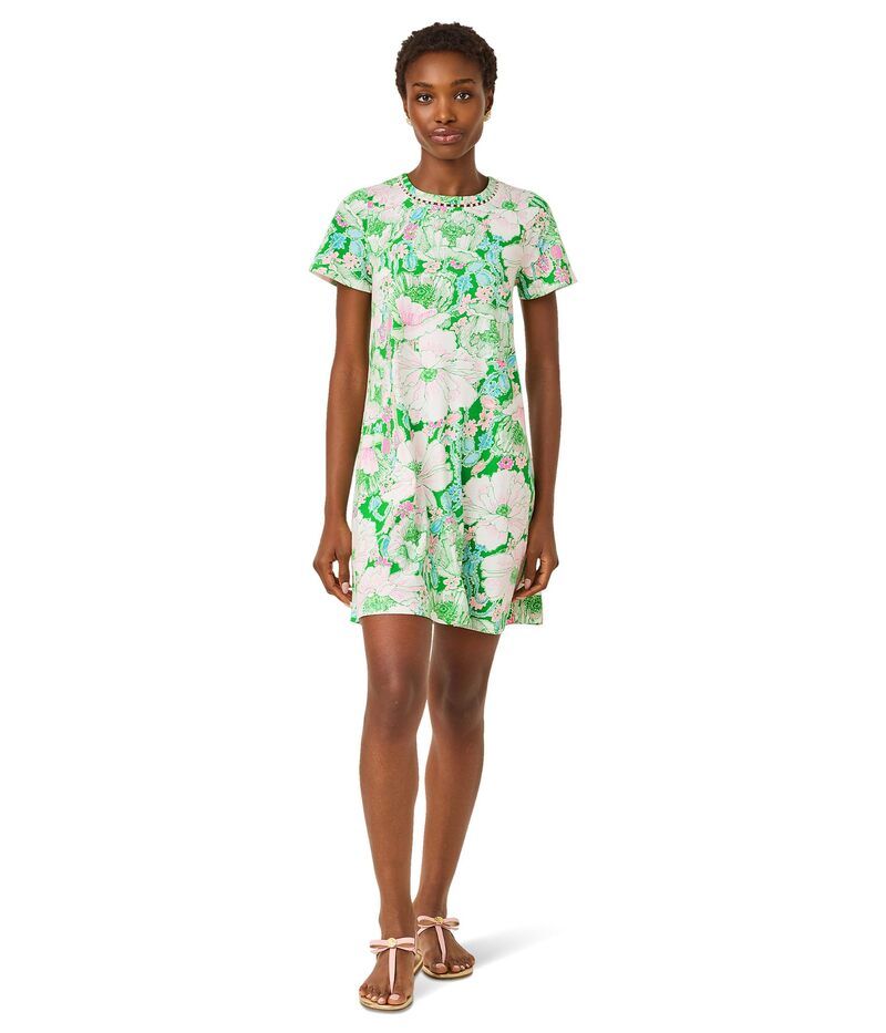 リリーピュリッツァー レディース トップス ワンピース Lilly Pulitzer Cody Short Sleeve Dress Puttingreen P グリーン