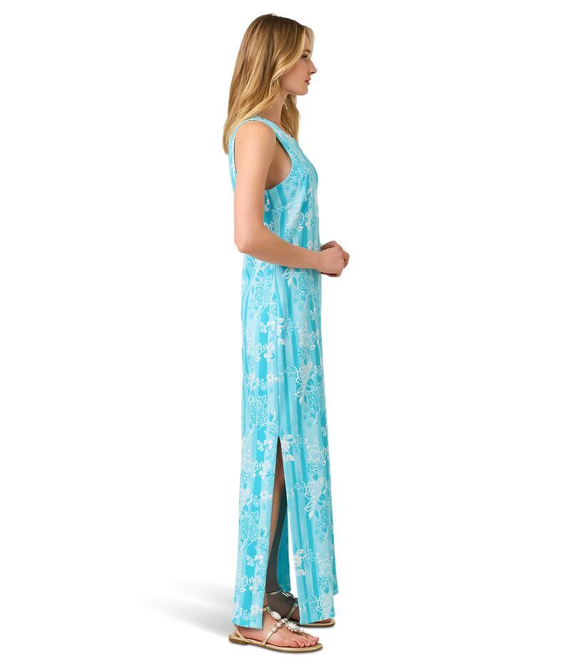 リリーピュリッツァー レディース トップス ワンピース マキシ Lilly Pulitzer Melodie Maxi Dress Capri Blue Rose ブルー リリーピュリッツァー レディース トップス ワンピース マキシ Lilly Pulitzer Melodie Maxi Dress Capri Blue Rose ブルー