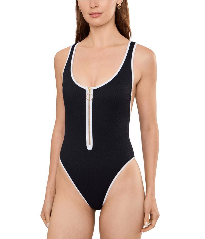 シーフォリー レディース 水着 上下セット Seafolly Beach Bound Retro Tank OnePiece Black ブラック