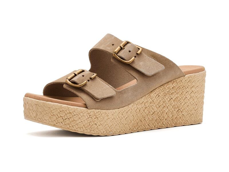 エリックミカエル レディース シューズ サンダル Eric Michael Focus Beige ベージュ