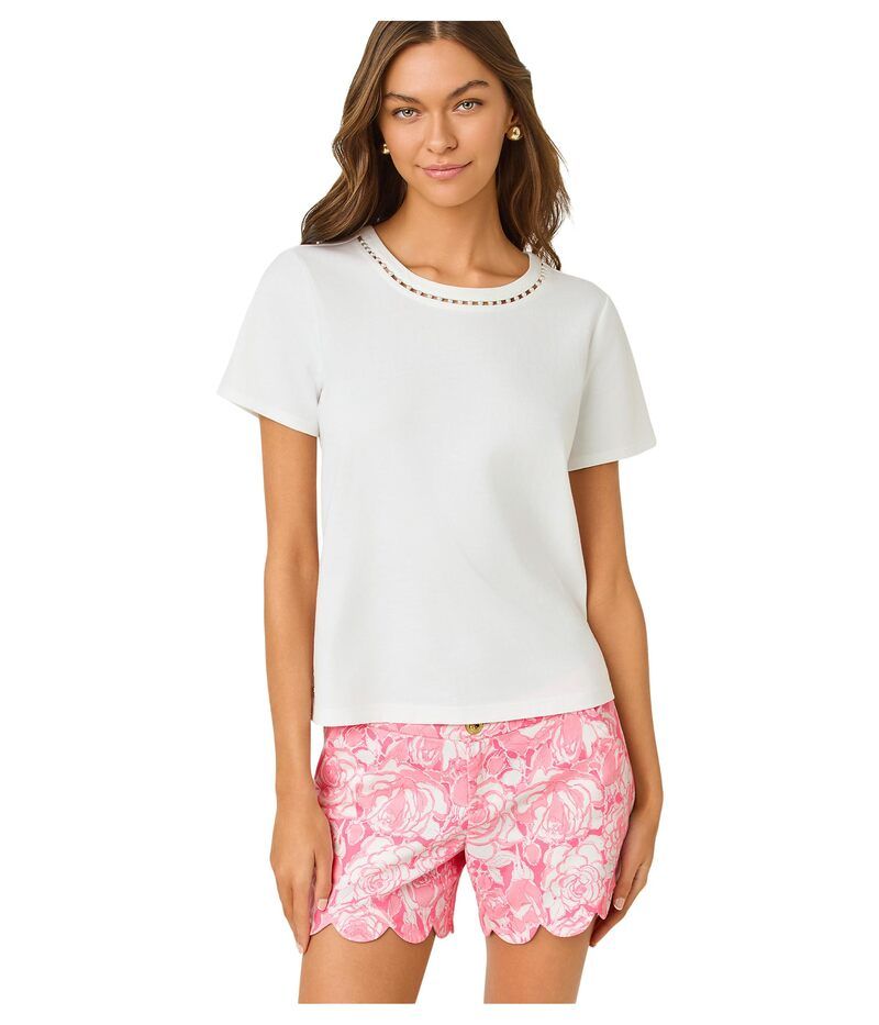 リリーピュリッツァー レディース トップス シャツ ニット Lilly Pulitzer Clairmont Pearl Knitop Resort White ホワイト
