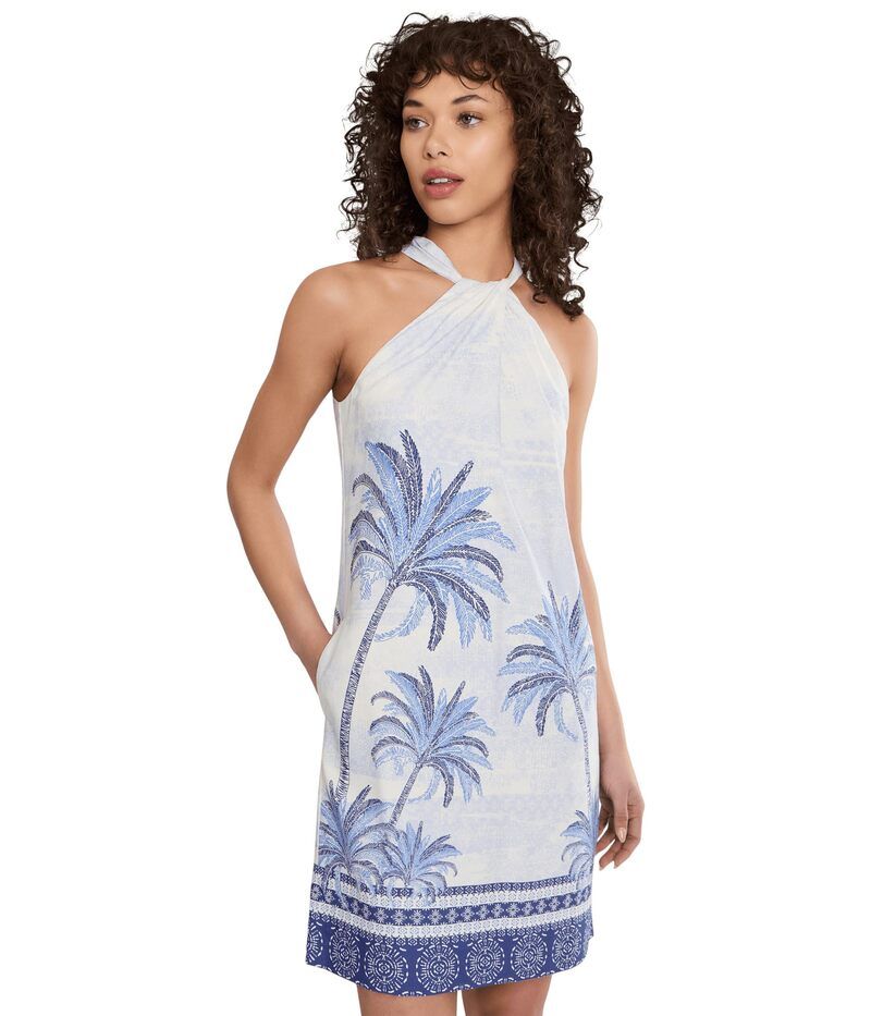 トッミーバハマ レディース トップス ワンピース ホルター Tommy Bahama Palm Paradise Halter Dress Coconut