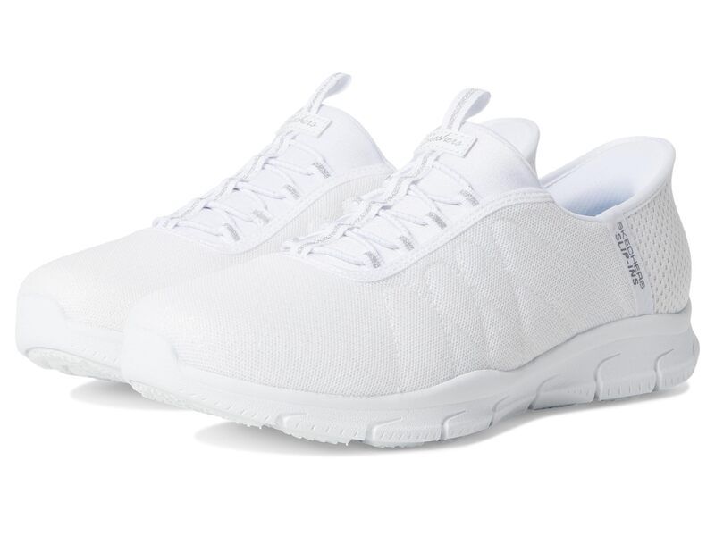 スケッチャーズ レディース シューズ スニーカー SKECHERS Brilliance Night Shift Hands Free SlipIns White ホワイト