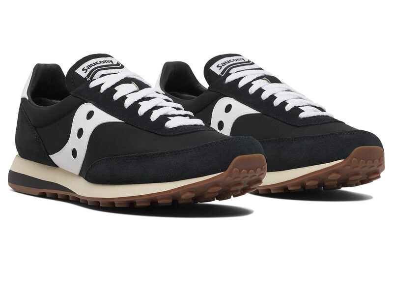 サッカニー メンズ シューズ スニーカー Saucony Originals Trainer 80 BlackWhite ホワイト