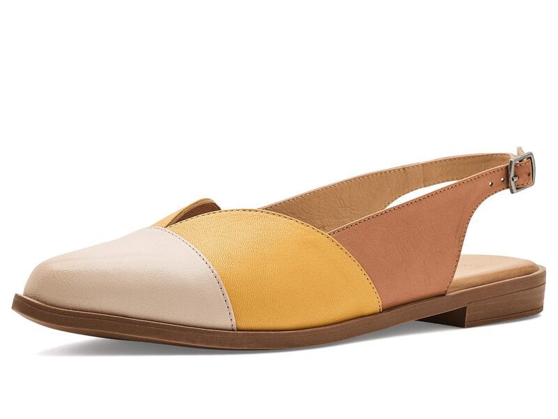 ミズムーズ レディース シューズ サンダル Miz Mooz Florie Sling Back Flats Latte Multi マルチカラー