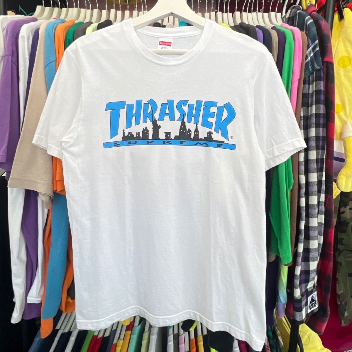 Supreme 21AW Thrasher Skyline Tee シュプリーム スラッシャー - メルカリ