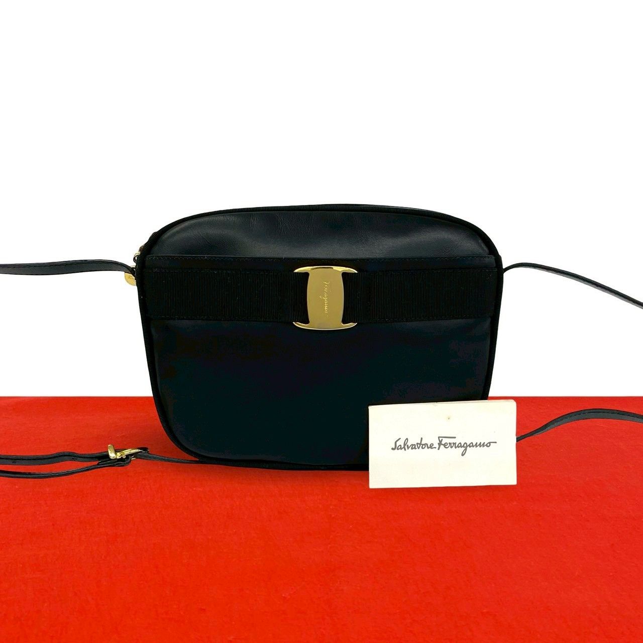極 美品 Salvatore Ferragamo サルヴァトーレフェラガモ ヴィンテージ 
