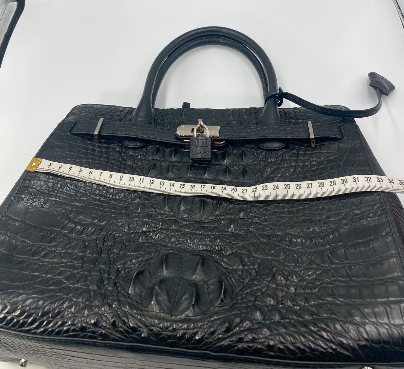 ロダニア RODANIA マットクロコダイル トートバッグ ハンドバッグ
