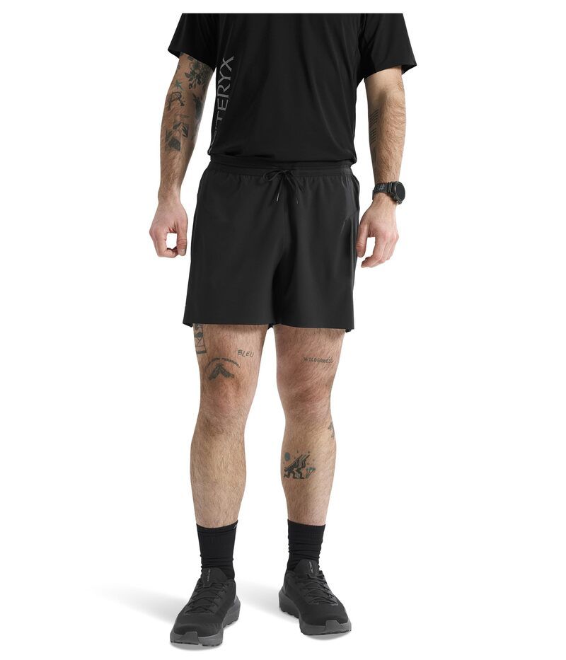 アークテリクス メンズ ボトムス ハーフパンツ・ショーツ ショートパンツ Arcteryx Norvan Shorts 5 Black ブラック