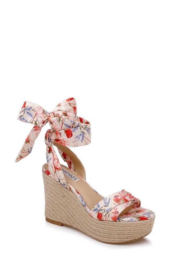 バッドグレイミッシカ レディース シューズ サンダル プラットフォーム Badgley Mischka Collection Ximora Platform Wedgespadrille Creamulti クリーム