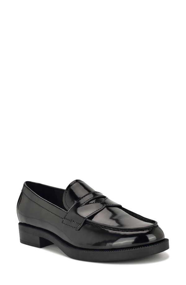 ナインウェスト レディース シューズ スリッポン・ローファー Nine West Berg Penny Loafer Black ブラック