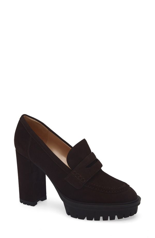 ジャンヴィト ロッシ レディース シューズ スリッポン・ローファー プラットフォーム Gianvito Rossi Platform Loafer Pump Moka