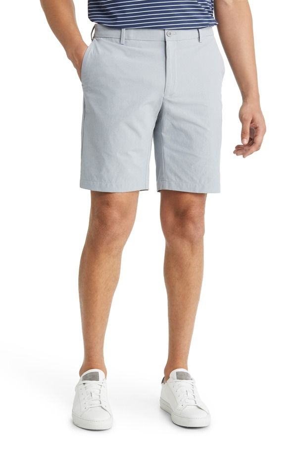 ピーター・ミラー メンズ ボトムス ハーフパンツ・ショーツ ショートパンツ Peter Millar Crown Crafted Surge Performance Wateresistant Shorts Gale Grey グレー