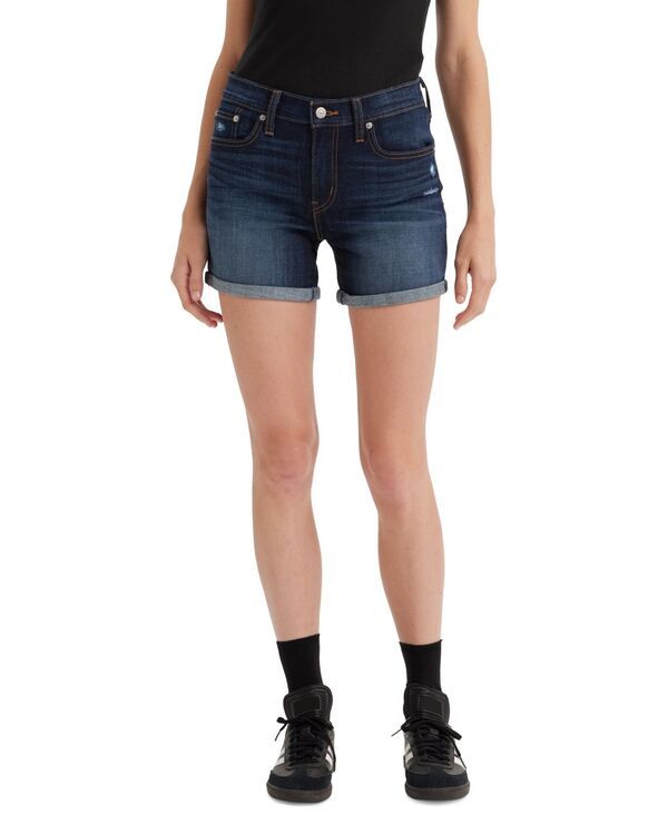 リーバイス レディース ボトムス ハーフパンツ・ショーツ ショートパンツ Levis Womens Mid Rise MidLength Stretch Shorts Young And