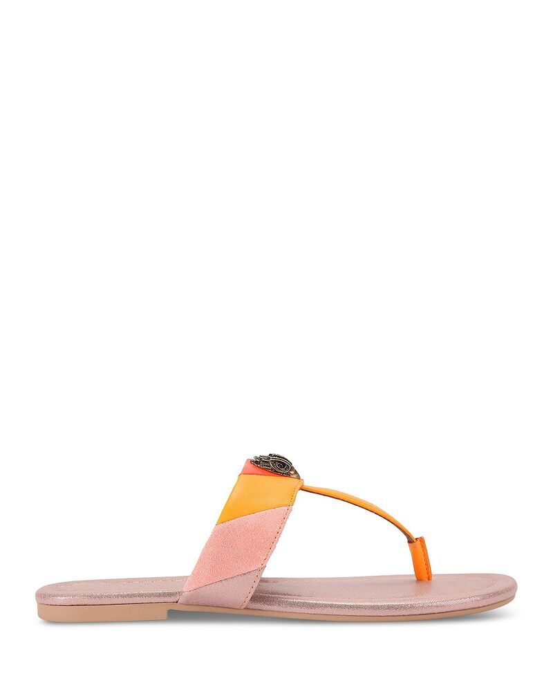 カートジェイガーロンドン レディース シューズ サンダル KURT GEIGER LONDON Womens Kensington T Bar Sandals Open Pink ピンク
