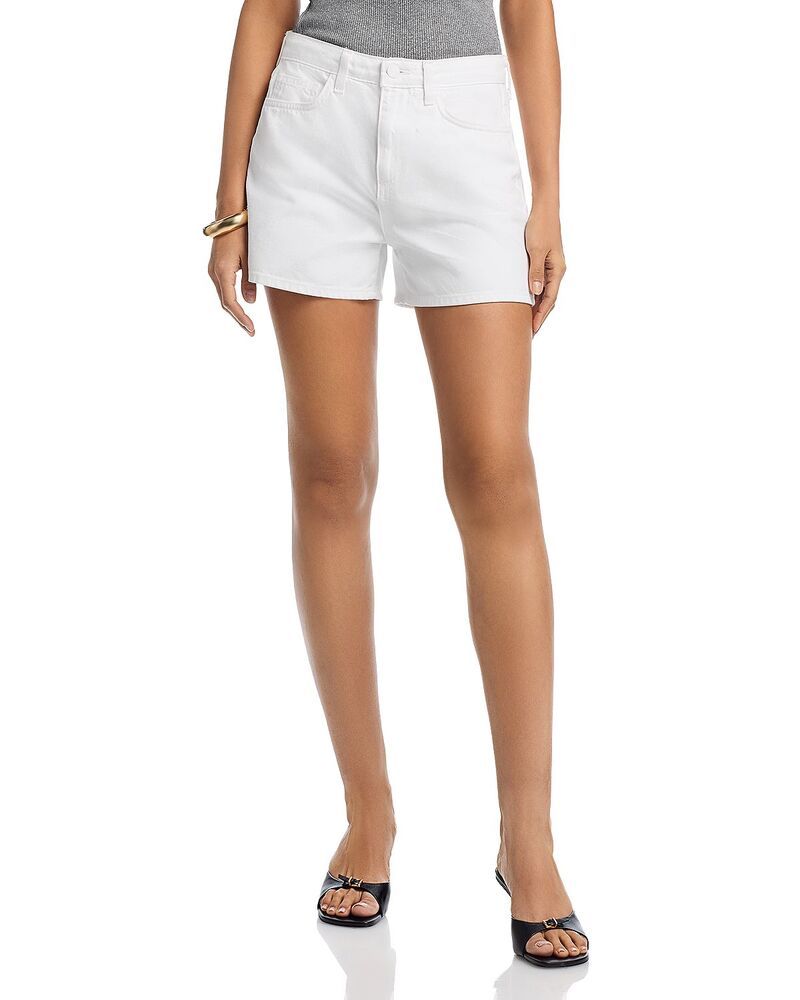 ラジャンス レディース ボトムス ハーフパンツ・ショーツ ショートパンツ LAGENCE Lissania Ultra High Rise Jean Shorts Blanc