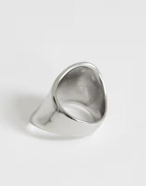 トップショップ レディース アクセサリー リング アシンメトリー Tシャツ  Roy waterproof stainlessteel asymmetric ring SILVER シルバー トップショップ レディース アクセサリー リング アシンメトリー