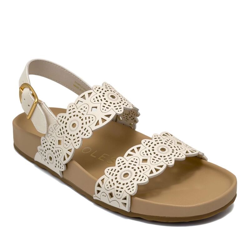 エアロソールズ レディース シューズ サンダル Aerosoles Lily Womenslingback Flat Sandals Eggnog