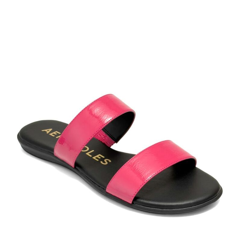 エアロソールズ レディース シューズ サンダル Aerosoles Concetta WomenslipOn Flat Slide Sandals Magenta マゼンタ