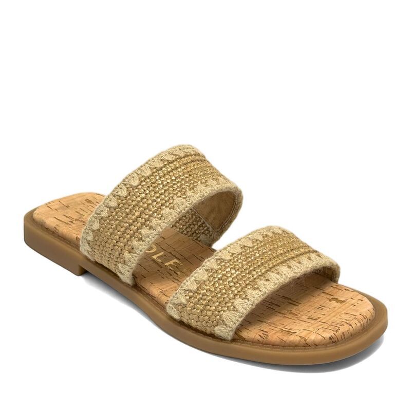 エアロソールズ レディース シューズ サンダル Aerosoles Centro WomenslipOn Flat Slide Sandals Natural