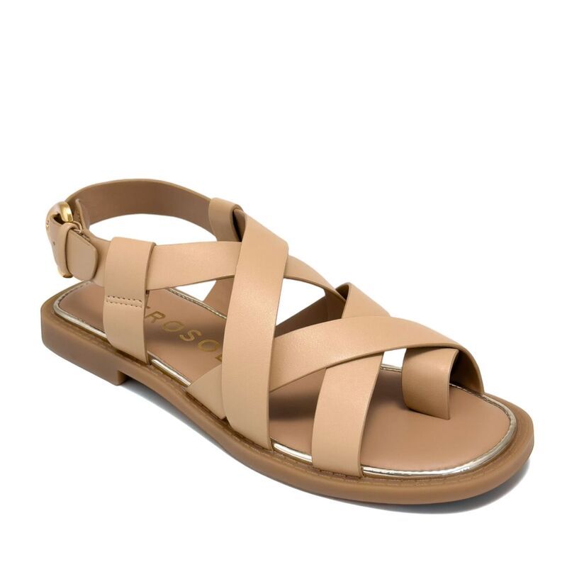 エアロソールズ レディース シューズ サンダル Aerosoles Cargo Womenslingback Flat Sandals Beige Bisque ベージュ