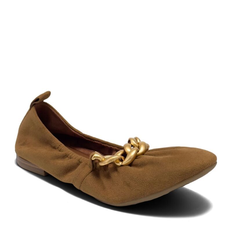 エアロソールズ レディース シューズ サンダル Aerosoles Amina WomenslipOn Pointed Toe Dress Flats Tobacco