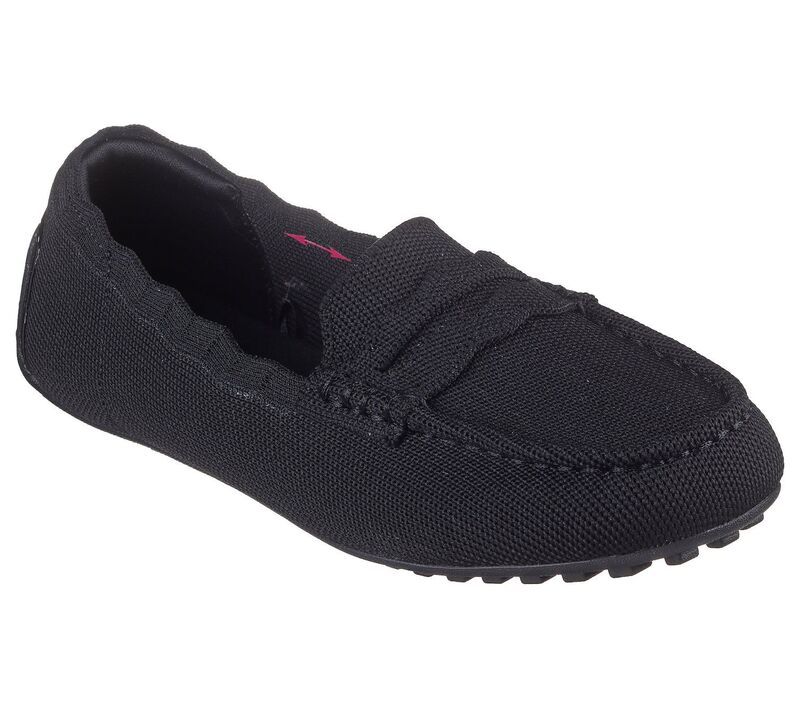 スケッチャーズ レディース シューズ サンダル Skechers Cleo Driver Power Couples Womens Comfort Flats Black ブラック