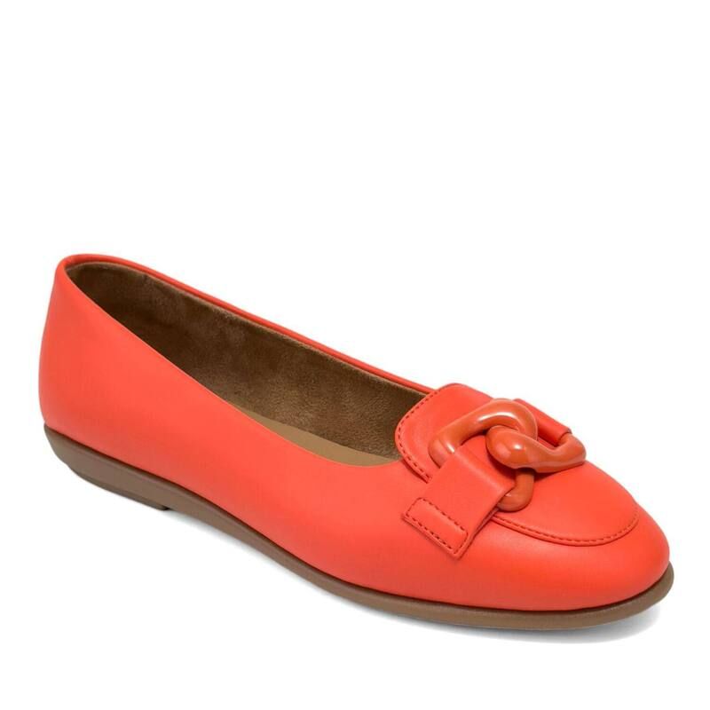 エアロソールズ レディース シューズ サンダル Aerosoles Bell Womens Ballet Flats Orange オレンジ