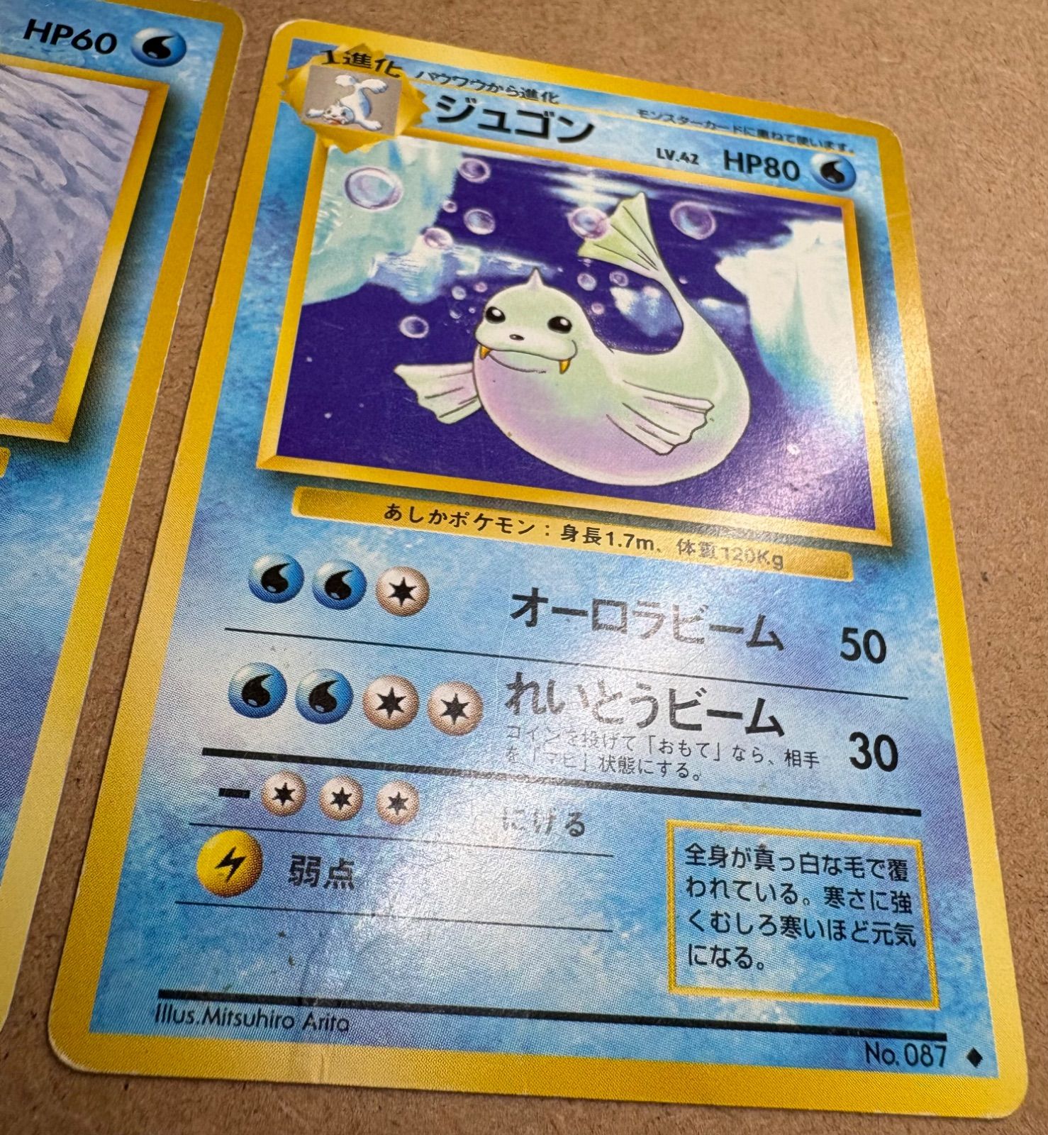 パウワウ＆ジュゴン(ダメージ特価品) ポケモンカード旧裏 - メルカリ