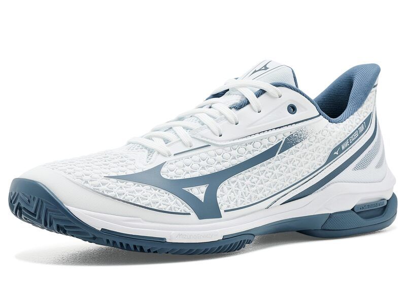 ミズノ メンズ シューズ スニーカー Mizuno Wavexceed Tour 7 CC WhiteChina Blu ホワイト