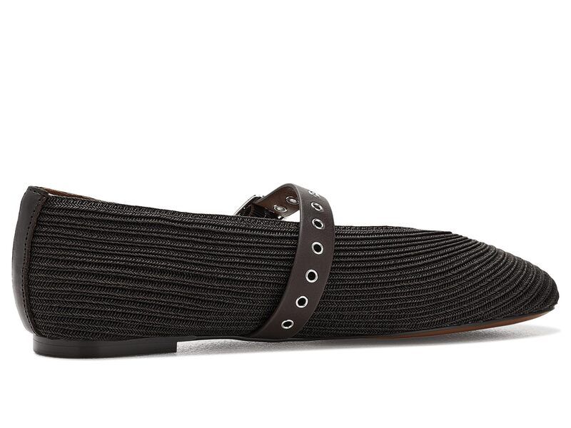 メイドウェル レディース シューズ サンダル Madewell Hera Mary Jane Raffia Dark Carob
