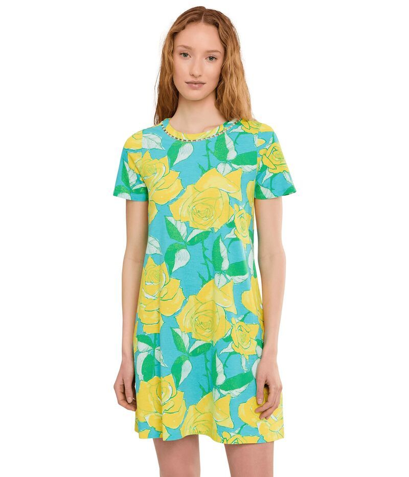 リリーピュリッツァー レディース トップス ワンピース Lilly Pulitzer Cody Short Sleeve Dress Blue Curacao Ro ブルー