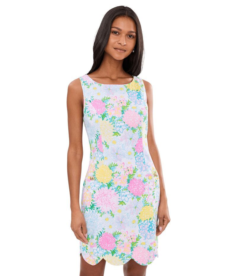 リリーピュリッツァー レディース トップス ワンピース Lilly Pulitzer The Scallop Lilly Shift Multi Lilly Gar マルチカラー