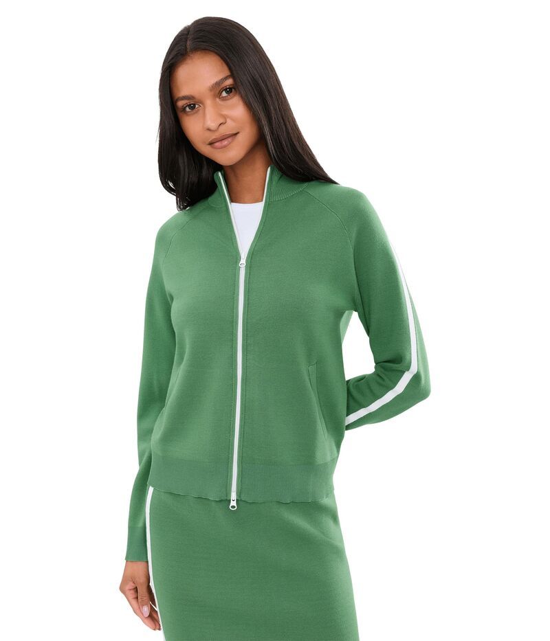 サンクチュアリー レディース アウター パーカー・スウェット レース ニット ジャケット Sanctuary Places To Be Knitrack Jacket Green Juice グリーン